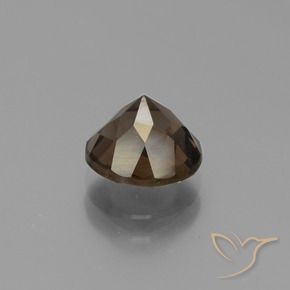 Quartzo Fumê Gingerbread Marrom Natural 1.70ct, Redondo, VS