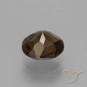 Quartzo Fumê Castanho médio Natural 1.49ct, Redondo, VVS-VS