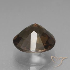 Quartzo Fumê Umber Brown Natural 2.29ct, Redondo, VS