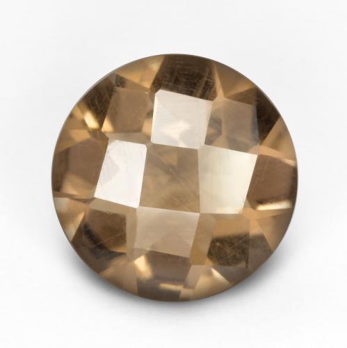 Quartzo fumê marrom natural 1,91ct, corte redondo, VS