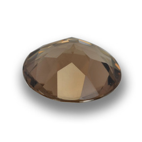 Quartzo fumê marrom natural 5,03ct, corte redondo, VVS-VS