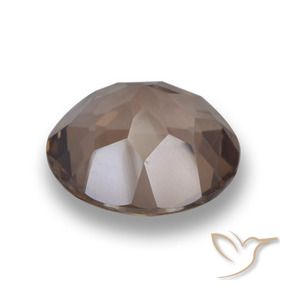 Quartzo Fumê Hickory Brown Natural 5.18ct, Redondo, VVS-VS