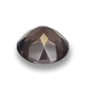Quartzo Fumê Hickory Brown Natural 3.98ct, Corte Redondo, VVS