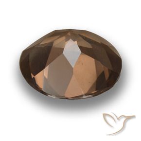 Quartzo Fumê Hickory Brown Natural 9.60ct, Redondo, VVS