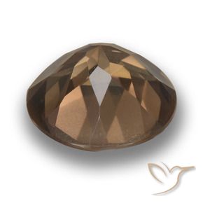 Quartzo Fumê Hickory Brown Natural 5.04ct, Redondo, VS