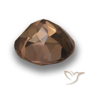 Quartzo Fumê Hickory Brown Natural 4.87ct, Redondo, VVS