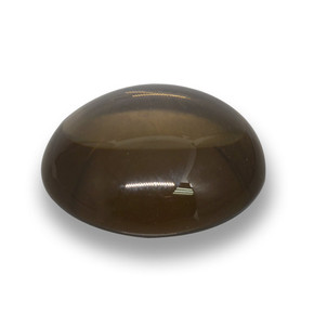 Quartzo Fumê Umber Brown Natural 15.68ct, Corte Redondo, Transparente