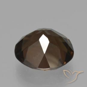 Quartzo Fumê Marrom avermelhado Natural 8.98ct, Redondo, VS