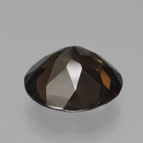 Quartzo fumê marrom natural 10,02ct, corte redondo, VVS-VS