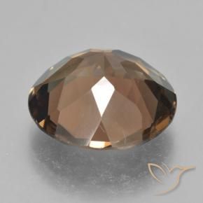 Quartzo Fumê Marrom Quente Natural 8.88ct, Redondo, VS