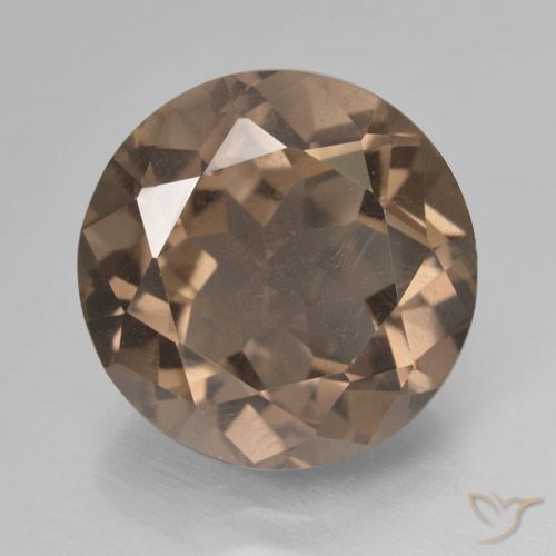 9.72ct Natural Castanho médio Quartzo Fumê, Redondo, VS