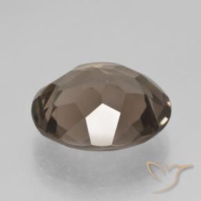 Quartzo Fumê Marrom Quente Natural 9.06ct, Redondo, VS