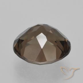 Quartzo Fumê Gingerbread Marrom Natural 4.20ct, Redondo, VVS-VS