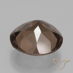 Quartzo Fumê Hickory Brown Natural 4.90ct, Redondo, VS