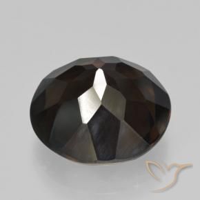 Quartzo Fumê Chocolate marrom Natural 11.84ct, Redondo, VVS