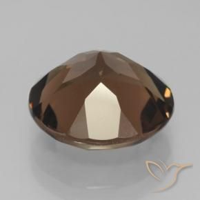 Quartzo Fumê Hickory Brown Natural 6.60ct, Redondo, VS