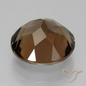 Quartzo Fumê Castanho médio Natural 7.46ct, Redondo, VS