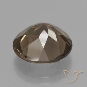 Quartzo Fumê Castanho médio Natural 7.86ct, Redondo, VVS-VS