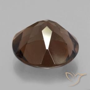 Quartzo Fumê Hickory Brown Natural 7.05ct, Redondo, VVS-VS