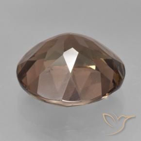 Quartzo Fumê Marrom Quente Natural 6.62ct, Redondo, VS