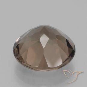 Quartzo Fumê Castanho médio Natural 8.47ct, Redondo, VVS-VS