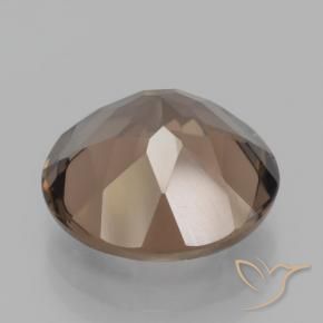 Quartzo Fumê Castanho médio Natural 6.59ct, Redondo, VVS-VS