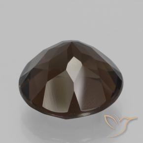 Quartzo Fumê Castanho médio Natural 7.58ct, Redondo, VVS-VS
