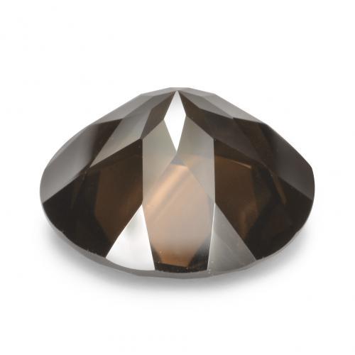Quartzo Fumê Marrom Natural 16.09ct, Corte Redondo, VVS