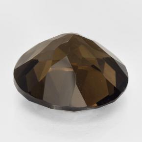 Quartzo Fumê Hickory Brown Natural 4.19ct, Corte Redondo, VVS
