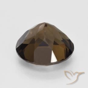 Quartzo Fumê Marrom Natural 5.80ct, Redondo, VVS