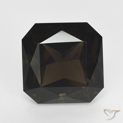 Quartzo Fumê Castanho médio Natural 15.03ct, Corte Octógono / Esmeralda, VVS