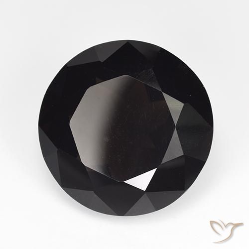 11.30ct Natural Marrom escuro Quartzo Fumê, Redondo, VVS-VS