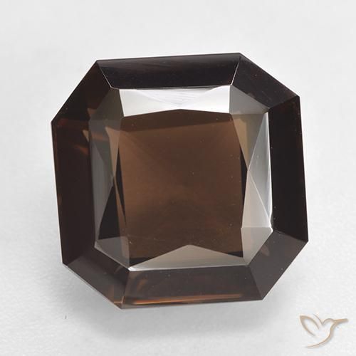 7.01ct Natural Castanho médio Quartzo Fumê, Corte Esmeralda, VVS