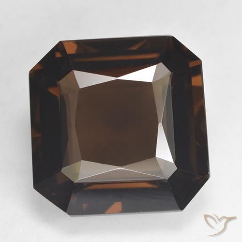 10.50ct Natural Castanho médio Quartzo Fumê, Corte Esmeralda, VVS
