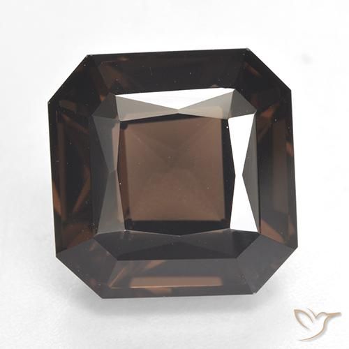 8.30ct Natural Hickory Brown Quartzo Fumê, Corte Esmeralda, VVS