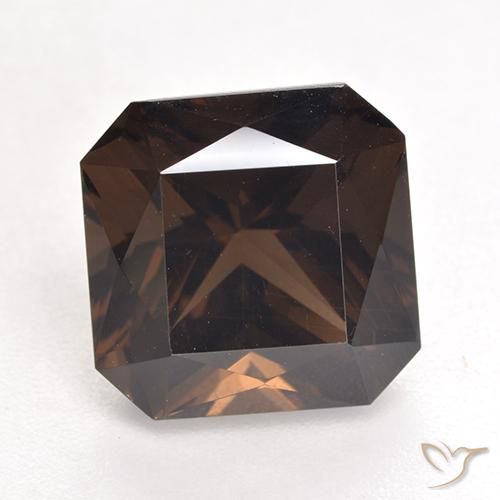 7.48ct Natural Castanho médio Quartzo Fumê, Corte Esmeralda, VVS-VS
