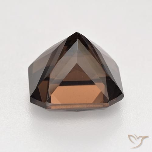 Quartzo Fumê Marrom escuro Natural 6.08ct, Corte Octógono / Esmeralda, VVS-VS