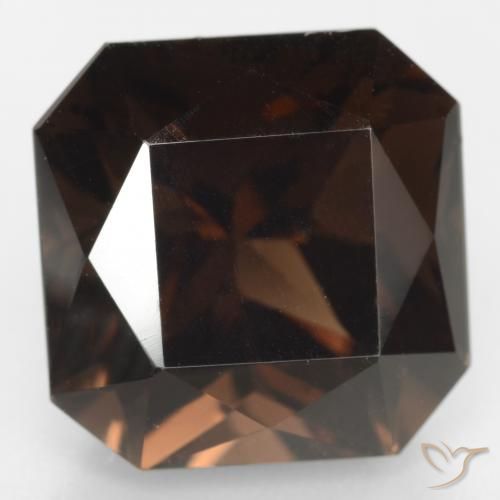 13.36ct Natural Castanho médio Quartzo Fumê, Corte Esmeralda, VVS-VS