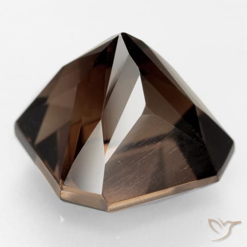 Quartzo Fumê Castanho médio Natural 13.36ct, Corte Octógono / Esmeralda, VVS-VS