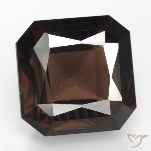 6.72ct Natural Castanho médio Quartzo Fumê, Corte Esmeralda, VVS