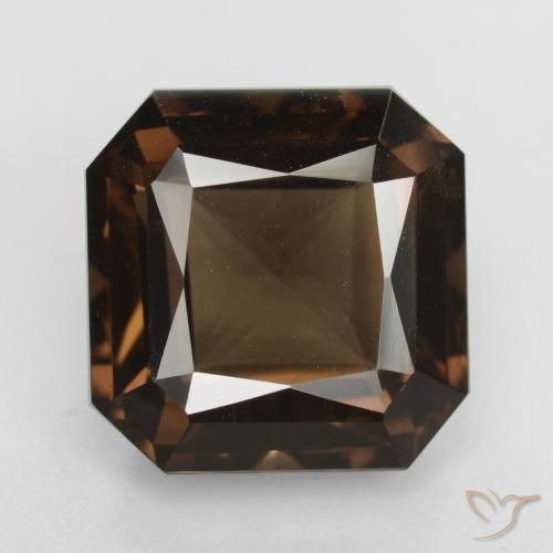 9.31ct Natural Castanho médio Quartzo Fumê, Corte Esmeralda, VVS-VS