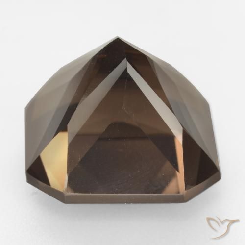 Quartzo Fumê Marrom Natural 13.18ct, Corte Octógono / Esmeralda, VVS-VS