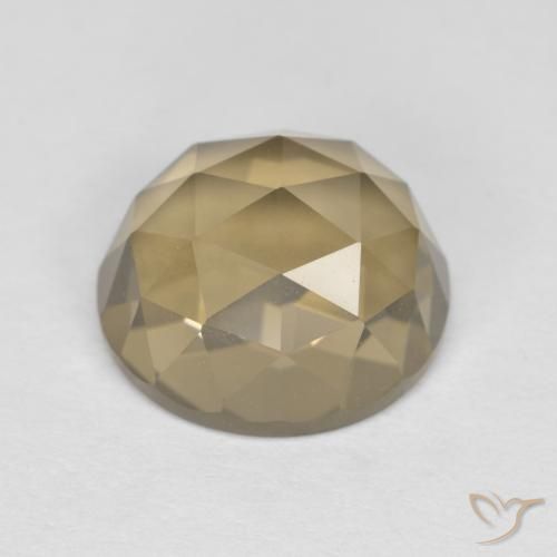4.97ct Natural Mocha Marrom Quartzo Fumê, oval, VVS-VS