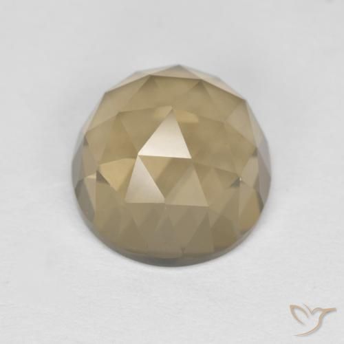 Quartzo Fumê Mocha Marrom Natural 4.97ct, oval, VVS-VS