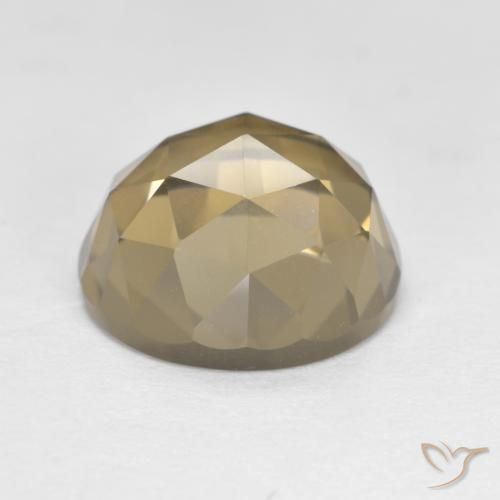 Quartzo Fumê Mocha Marrom Natural 4.97ct, oval, VVS-VS