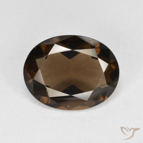 3.16ct Natural Hickory Brown Quartzo Fumê, oval, VVS