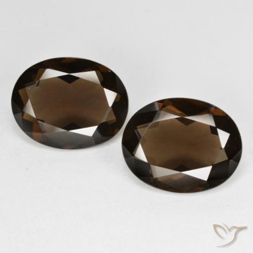 6.30ctw Natural Marrom Quartzo Fumê, oval, VS