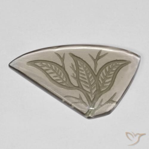 10.24ct Natural Castanho muito claro Quartzo Fumê, Chique, Transparente