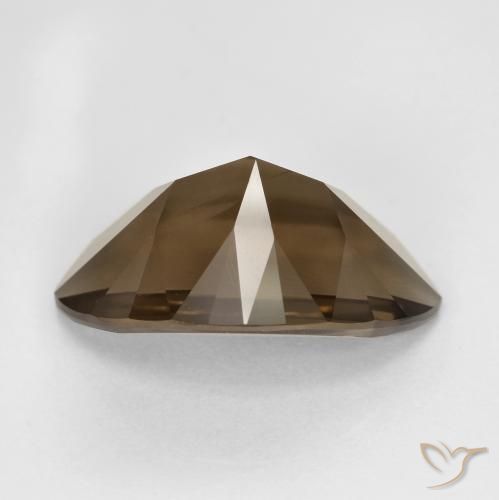 Quartzo Fumê Marrom Quente Natural 9.76ct, Marquesa, VS