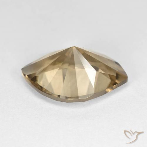 Quartzo Fumê Marrom Quente Natural 7.22ct, Marquesa, VS